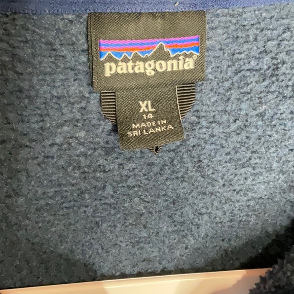 Patagonia sweater Kids Sz XL 14 - Picture 4 of 8